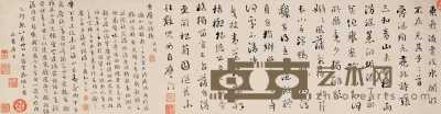 刘墉 乙卯（1775） 行书 手卷 24×92cm